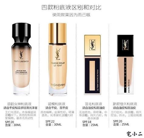 ysl 女神 粉底|ysl的几款粉底液有什么区别？ .